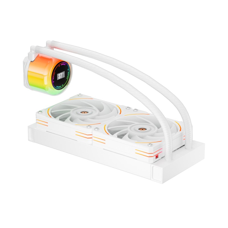 1STPLAYER CC 240 ARGB Liquid CPU Cooler White