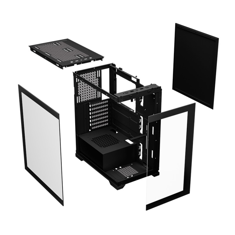 1STPLAYER Mi7-A ATX Gaming Casing Black
