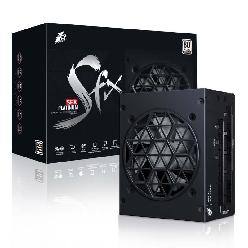 1STPLAYER SFX 650W 80 Plus Gold Full-Modular Power Supply