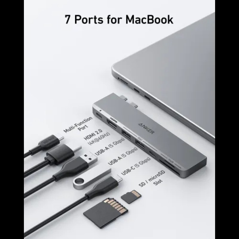 Anker 547 7-in-2 USB-C Hub for MacBook Anker 547 7-in-2 USB-C Hub for MacBook