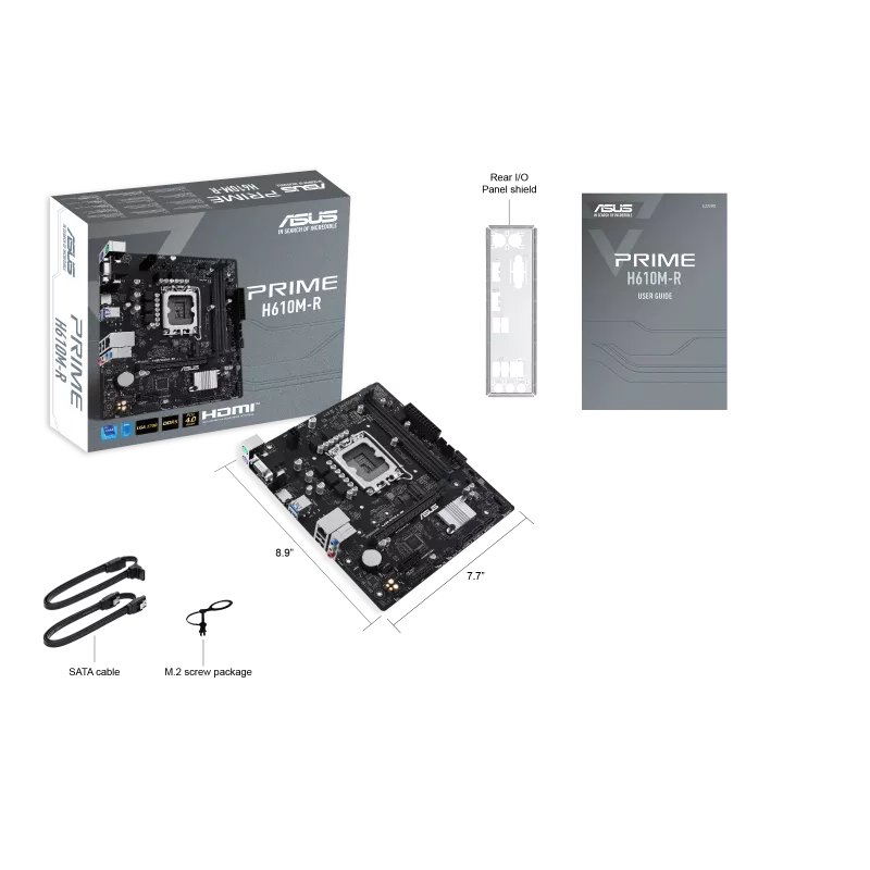 ASUS PRIME H610M-R DDR5 LGA1700 mATX Motherboard