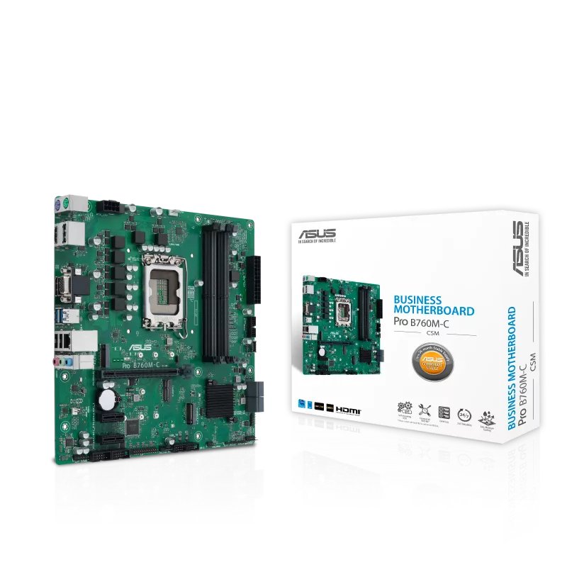 ASUS PRO B760M-C-CSM Micro-ATX Motherboard
