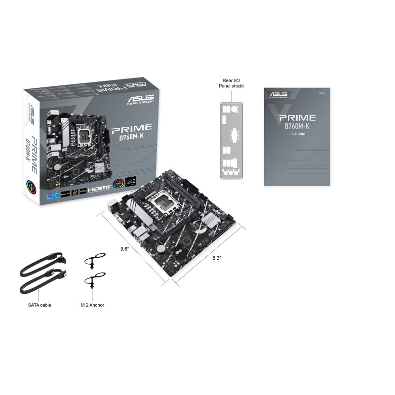 Asus PRIME B760M-K mATX Motherboard