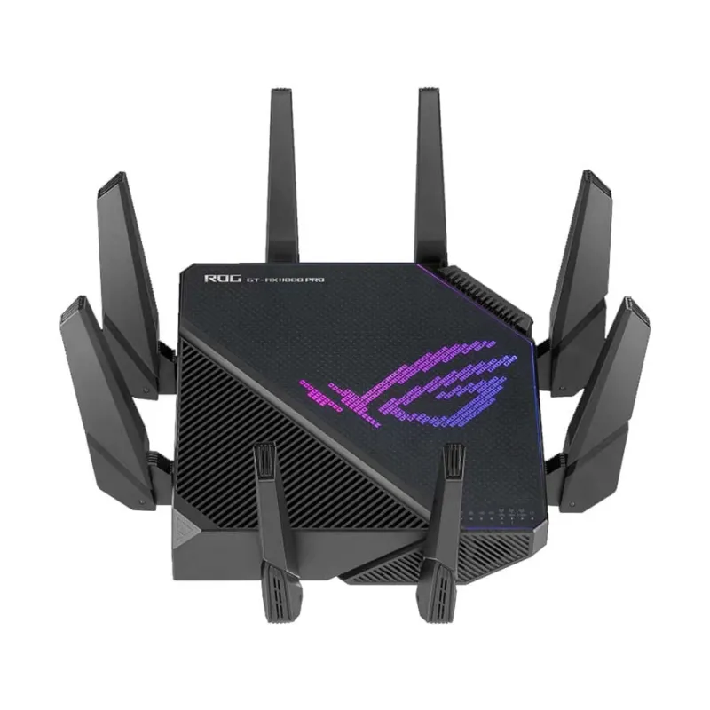 Asus ROG Rapture GT-AX11000 Pro Mbps Gigabit Tri-Band Wi-Fi 6 Gaming Router Asus ROG Rapture GT-AX11000 Pro Mbps Gigabit Tri-Band Wi-Fi 6 Gaming Router