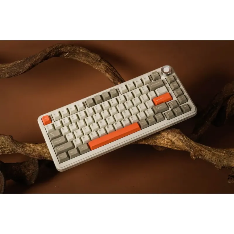 Ajazz AK820 MAX Plus Tri-Mode Flying Fish Switch Mechanical Keyboard (Retro)