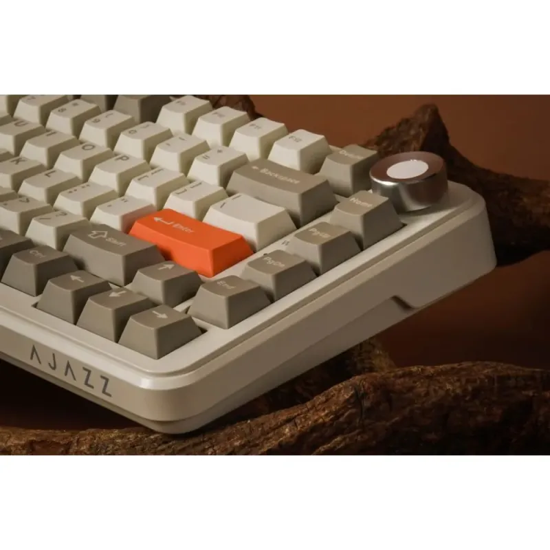 Ajazz AK820 MAX Plus Tri-Mode Flying Fish Switch Mechanical Keyboard (Retro)