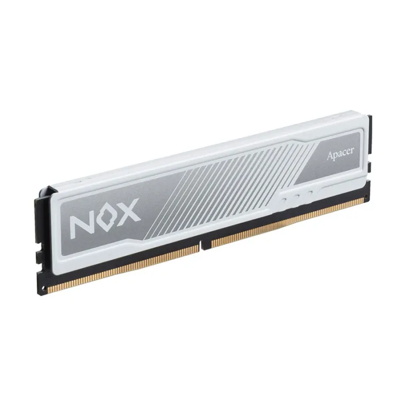 Apacer NOX 8GB DDR4 3200MHz White Heatsink Desktop Ram Apacer NOX 8GB DDR4 3200MHz White Heatsink Desktop Ram