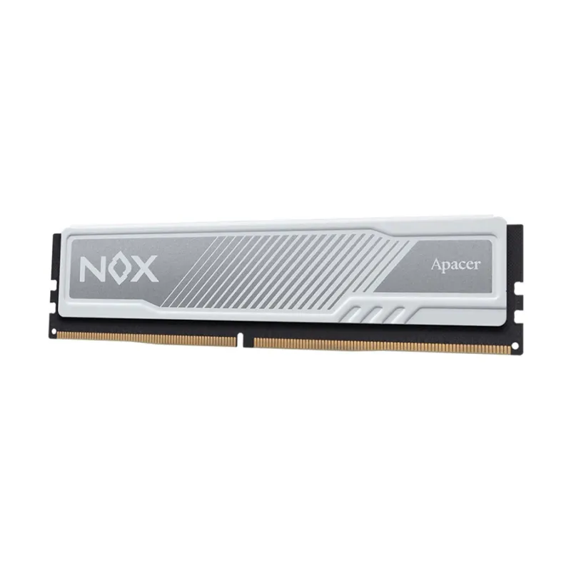 Apacer NOX 8GB DDR4 3200MHz White Heatsink Desktop Ram Apacer NOX 8GB DDR4 3200MHz White Heatsink Desktop Ram