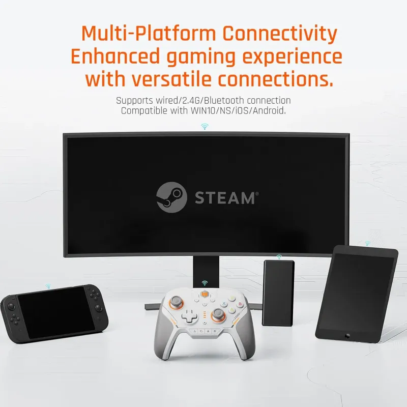 BIGBIG WON BLITZ2 Tri-Mode 2Khz Wireless Controller with TMR Joysticks