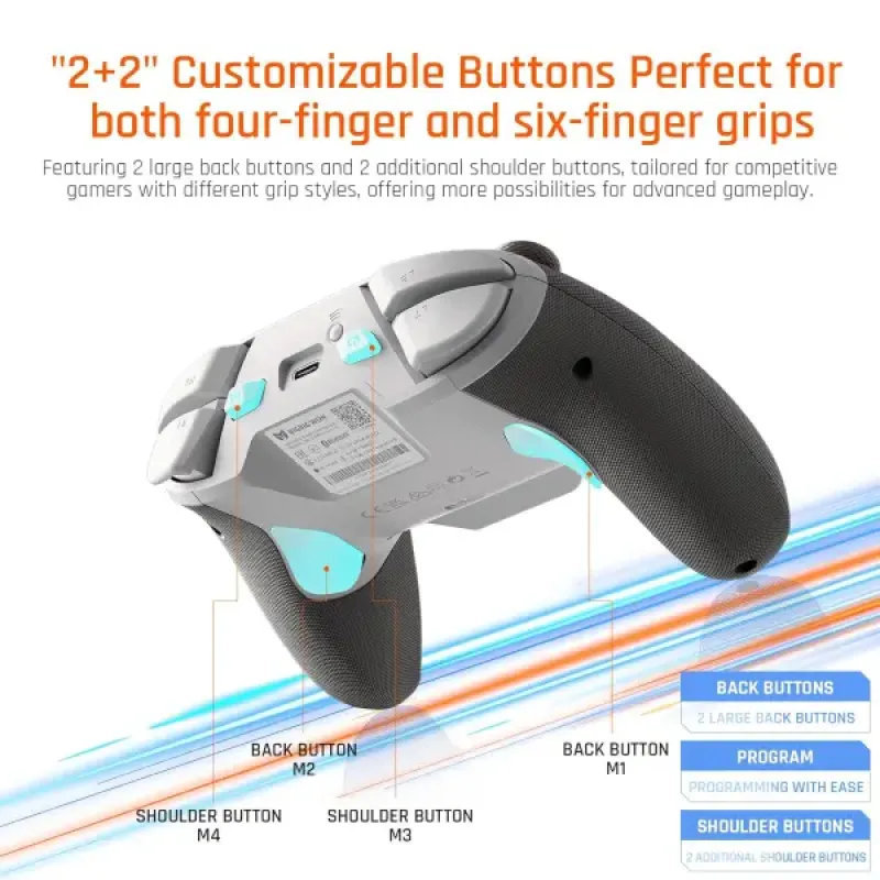 BIGBIG WON BLITZ2 Tri-Mode 2Khz Wireless Controller with TMR Joysticks