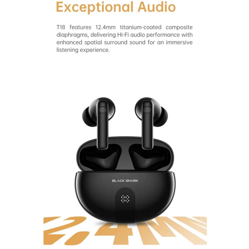Black Shark T18 ANC & ENC Earbuds