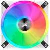 Corsair iCUE QL120 RGB 120mm PWM White Case Fan Triple Fan Kit with Lighting Node CORE