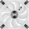 Corsair iCUE QL120 RGB 120mm PWM White Case Fan Triple Fan Kit with Lighting Node CORE