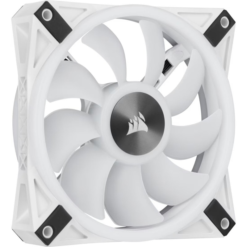 Corsair iCUE QL120 RGB 120mm PWM White Single Case Fan Corsair iCUE QL120 RGB 120mm PWM White Single Case Fan
