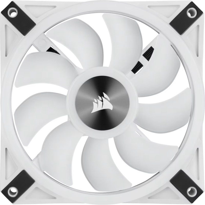 Corsair iCUE QL120 RGB 120mm PWM White Single Case Fan Corsair iCUE QL120 RGB 120mm PWM White Single Case Fan