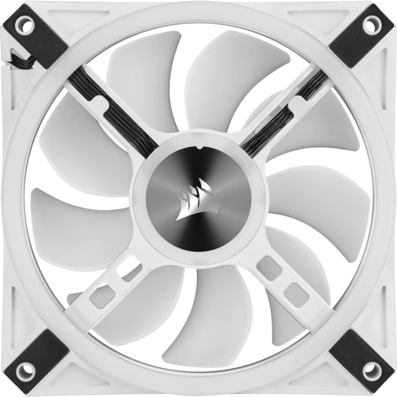Corsair iCUE QL120 RGB 120mm PWM White Single Case Fan Corsair iCUE QL120 RGB 120mm PWM White Single Case Fan