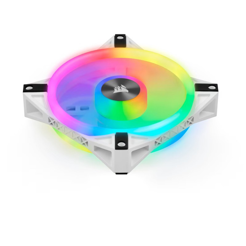 Corsair iCUE QL120 RGB 120mm PWM White Single Case Fan Corsair iCUE QL120 RGB 120mm PWM White Single Case Fan