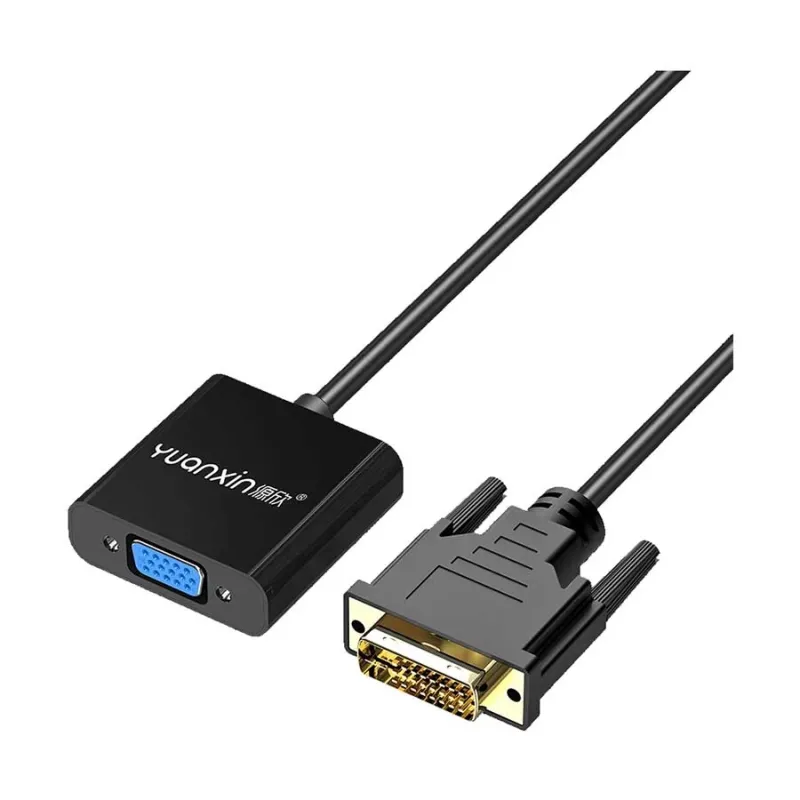 Yuanxin X-3220 DVI Male to VGA Female Converter Yuanxin X-3220 DVI Male to VGA Female Converter