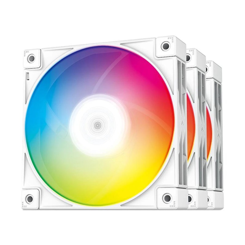 DeepCool FC120 WHITE 3-in-1 Performance 120mm ARGB PWM Case Fan