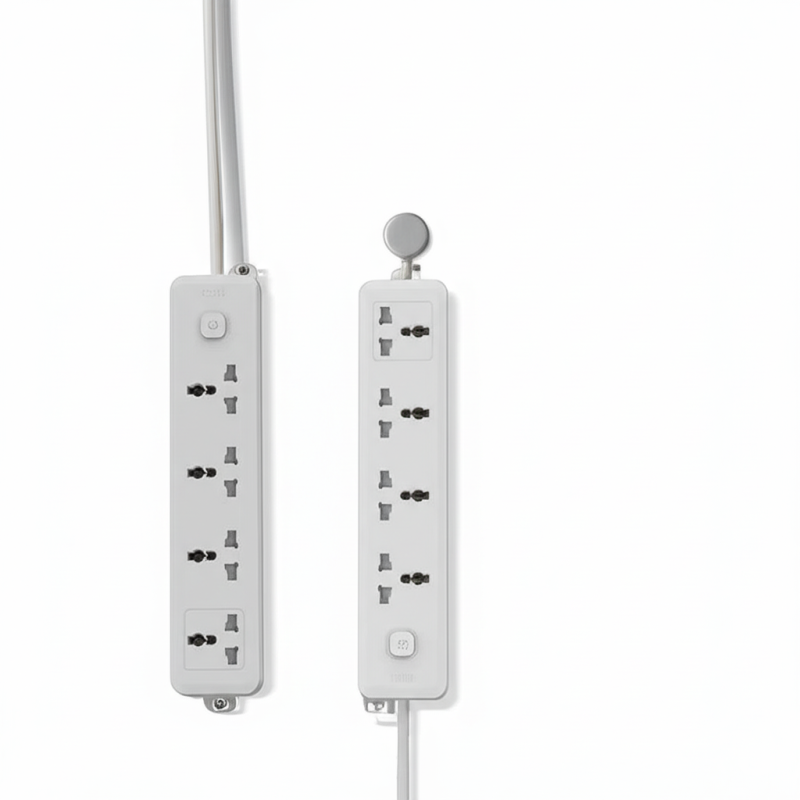 Deli CT703 2 Pin 4 Port 3 Meter Power Strip