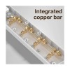 Deli CT703 2 Pin 4 Port 3 Meter Power Strip