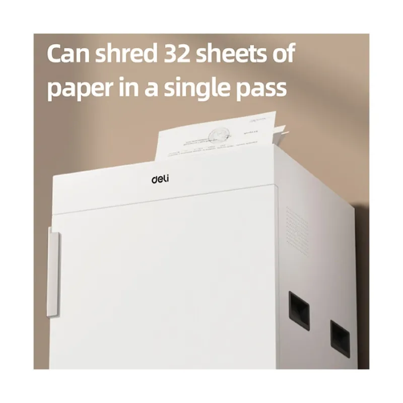 Deli C9909 P4 32 Sheet Industrial Paper Shredder Deli C9909 P4 32 Sheet Industrial Paper Shredder