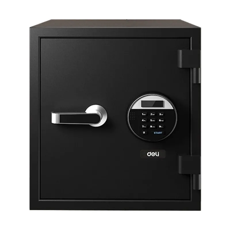 Deli ET581 Black Digital Safe Box (Key, Password & Fireproof) Deli ET581 Black Digital Safe Box (Key, Password & Fireproof)