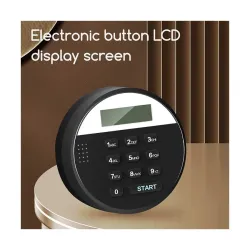 Deli ET581 Black Digital Safe Box (Key, Password & Fireproof)