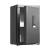 Deli ET594 Black Automatic Door Digital Safe Box (Key, Password & Fingerprint)