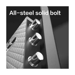 Deli ET594 Black Automatic Door Digital Safe Box (Key, Password & Fingerprint)