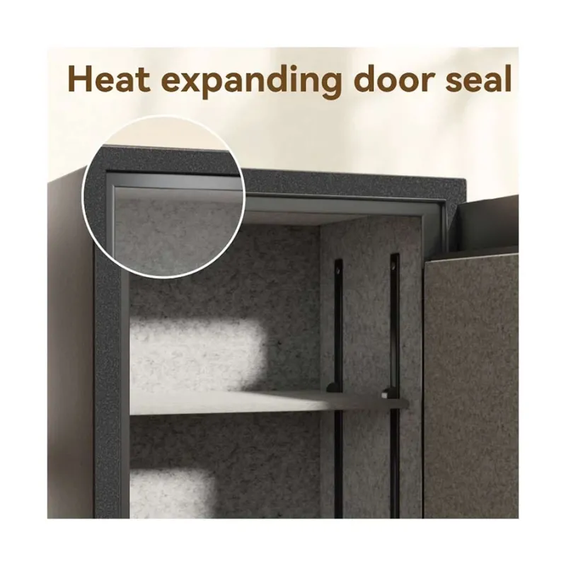 Deli ET601 Dark Gray Digital Safe Box (Key, Password & Fireproof) Deli ET601 Dark Gray Digital Safe Box (Key, Password & Fireproof)