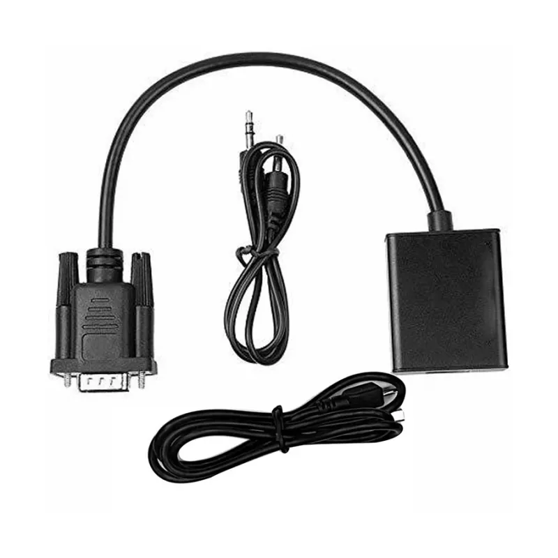 Yuanxin YVH-001 VGA Male to HDMI Female Converter with Audio