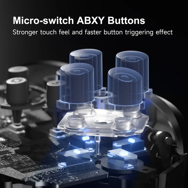EasySMX X10 Tri-Mode Wireless with Mechanical Buttons Controller
