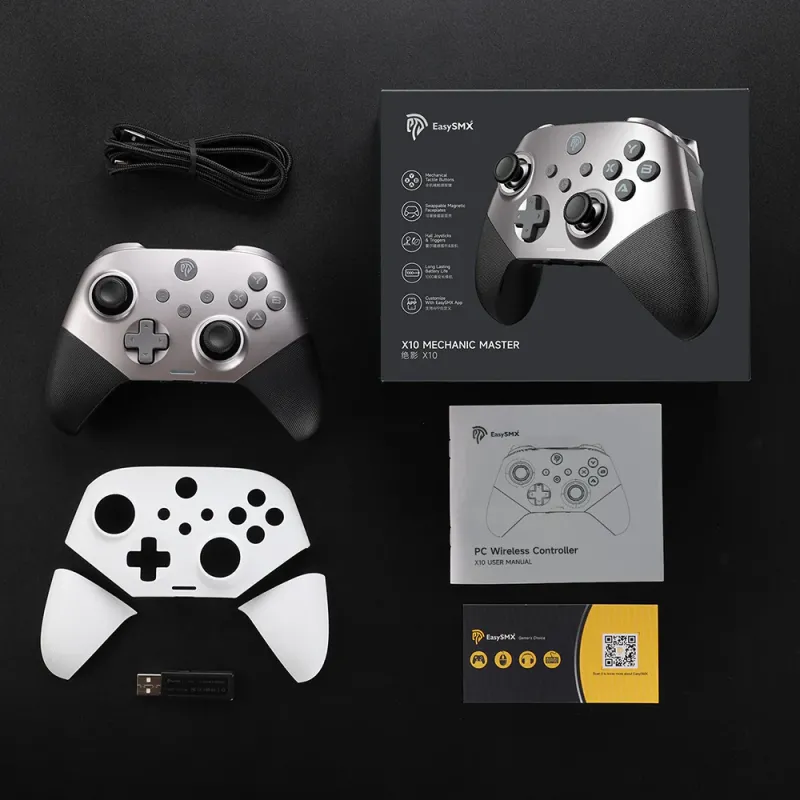 EasySMX X10 Tri-Mode Wireless with Mechanical Buttons Controller