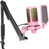 FIFINE AmpliGame A6T RGB USB Condenser Microphone With Boom Arm