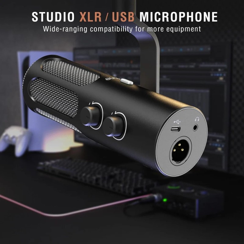 FIFINE AmpliTank Tank3 USB/XLR Dynamic Microphone