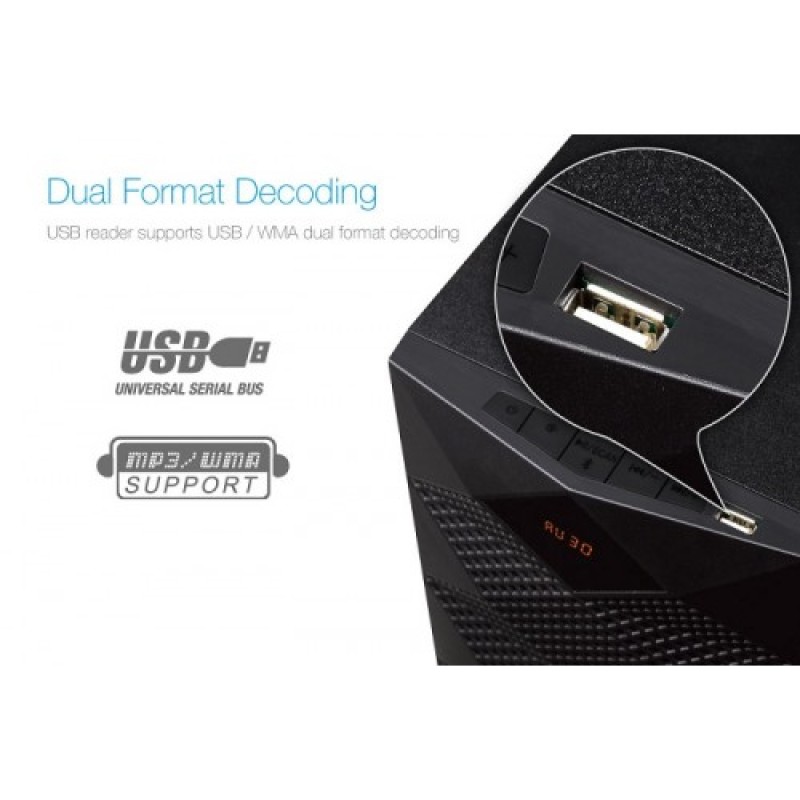 F&D A180X Multimedia Bluetooth 2:1 Speaker F&D A180X Multimedia Bluetooth 2:1 Speaker