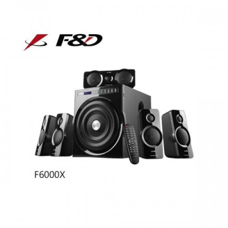 F&D F6000X 5.1 Bluetooth Home Theater Speaker F&D F6000X 5.1 Bluetooth Home Theater Speaker