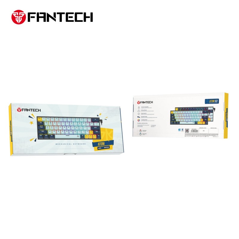 Fantech ATOM63 MK874V2 Red Switch RGB Gaming Mechanical Keyboard