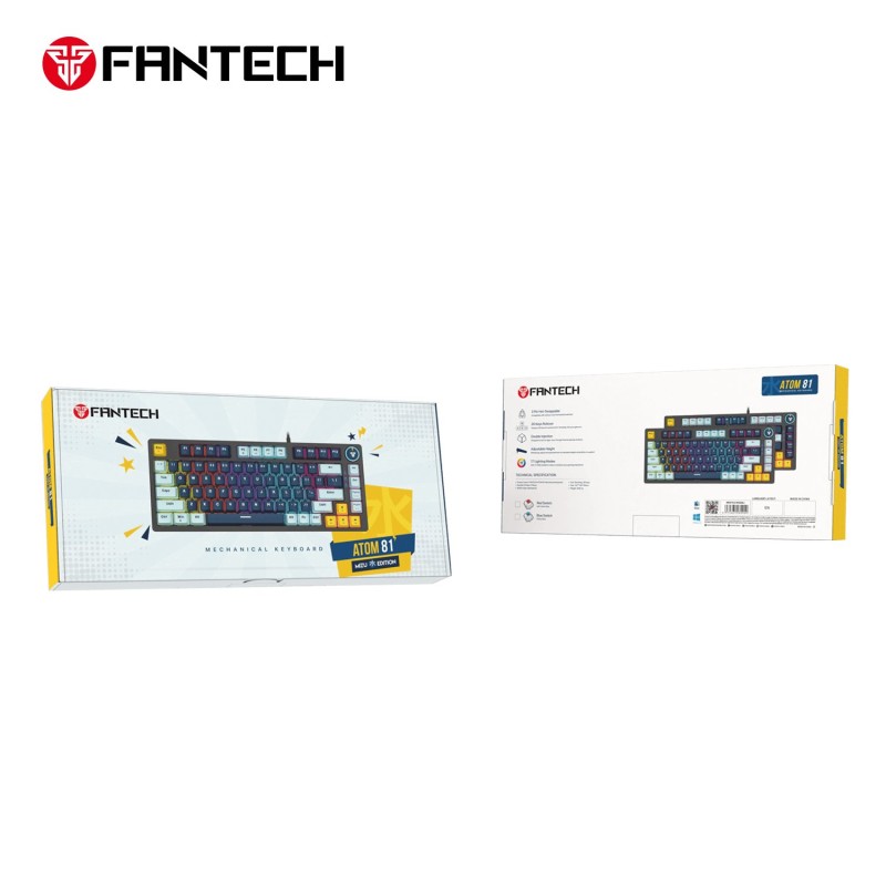 Fantech ATOM81 MK875V2 Red Switch RGB Gaming Mechanical Keyboard