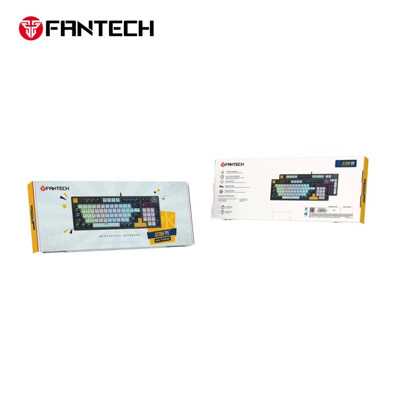Fantech ATOM96 MK890V2 Blue Switch RGB Gaming Mechanical Keyboard