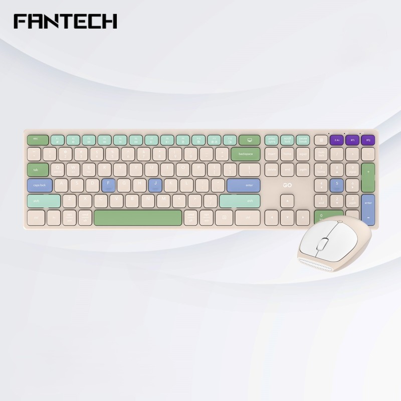 Fantech Go Pop WK895 Wireless Keyboard & Mouse Combo Fantech Go Pop WK895 Wireless Keyboard & Mouse Combo