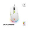 Fantech PHANTOM II VX6 Ergonomic Macro RGB Gaming Mouse White