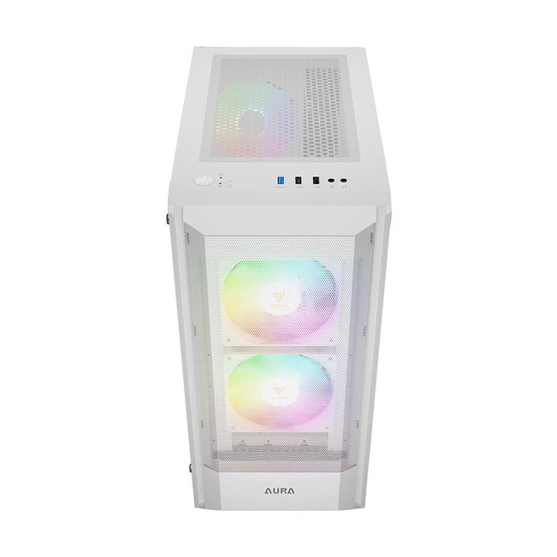 Gamdias AURA GC6 WH ARGB ATX Mid-Tower Gaming Casing