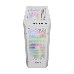 Gamdias AURA GC7 WH ARGB ATX Mid-Tower Casing With 250W PSU