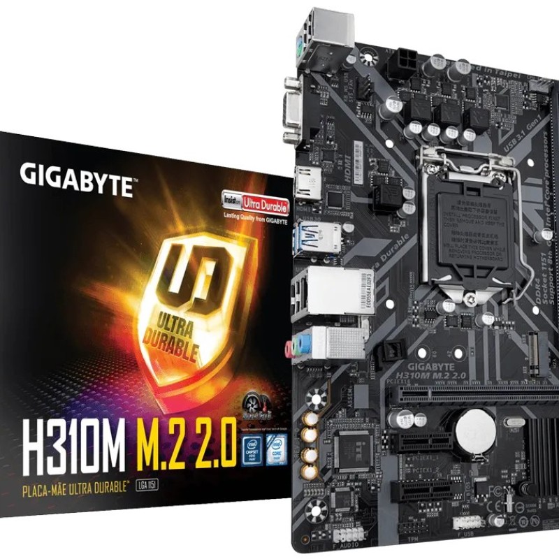 Gigabyte H310M M.2 9th Gen Micro ATX Motherboard