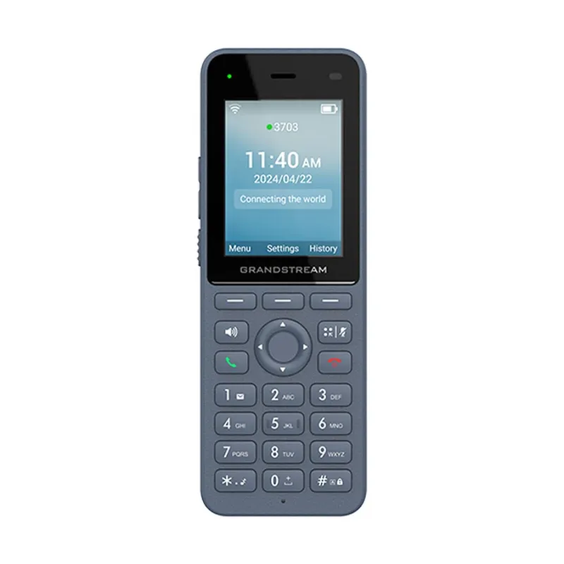 Grandstream WP826 Cordless Wi-Fi Blue IP Phone with 3 SIP Accounts 3 Line