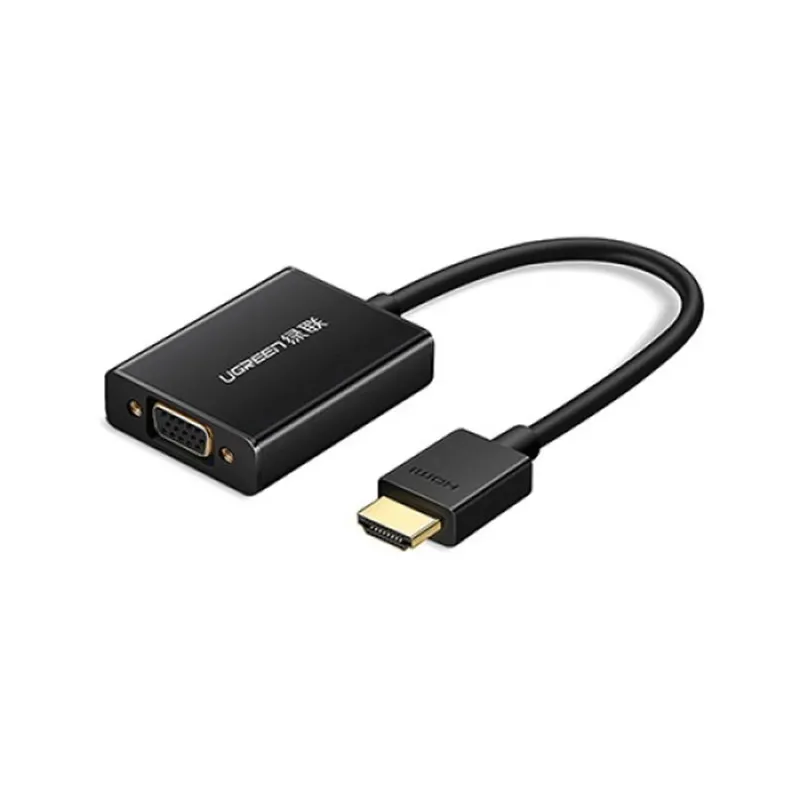Ugreen MM102 HDMI Male to VGA Female Converter with Audio #40233 Ugreen MM102 HDMI Male to VGA Female Converter with Audio #40233