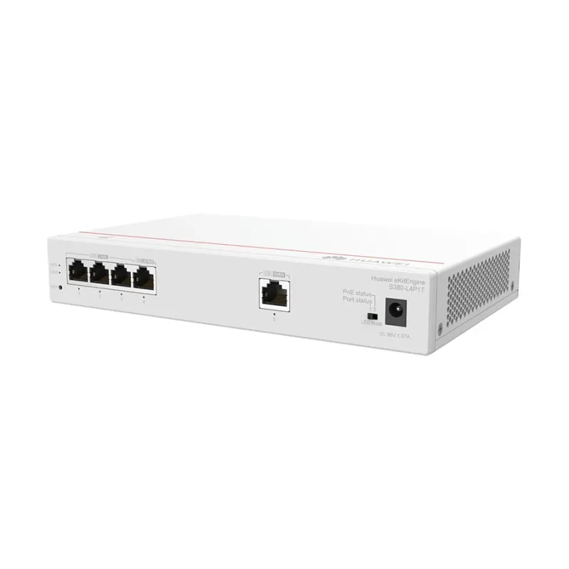Huawei S380-L4P1T 5 Port, 512MB RAM, Gigabit Ethernet eKit Router Huawei S380-L4P1T 5 Port, 512MB RAM, Gigabit Ethernet eKit Router