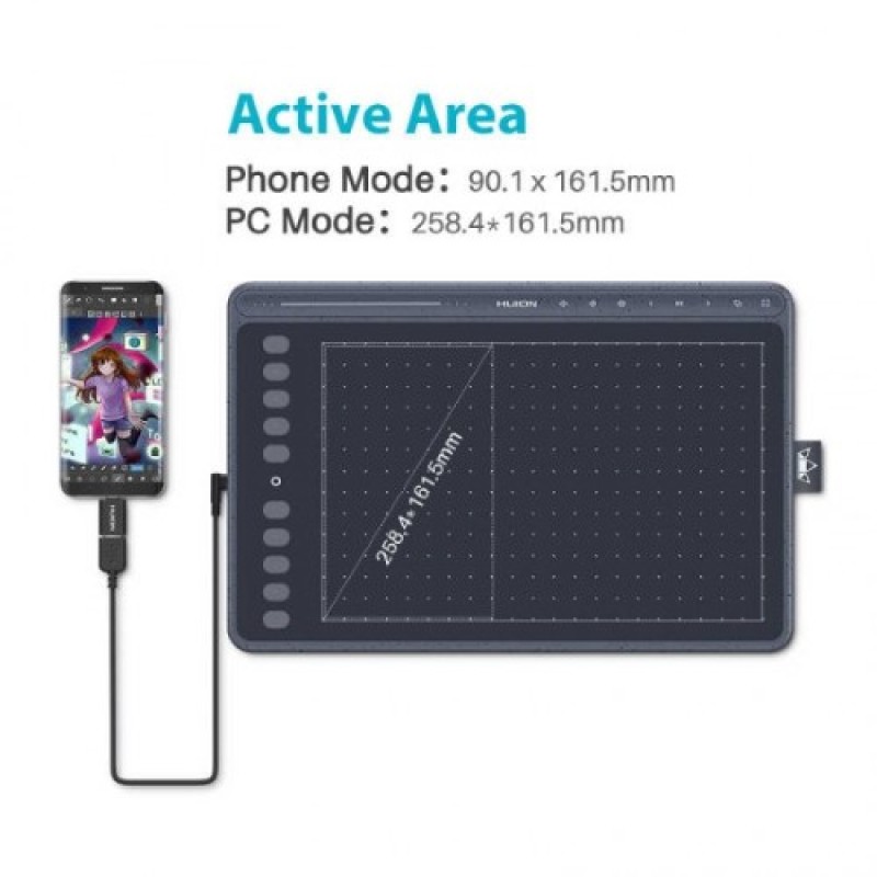 Huion HS611 Graphics Drawing Tablet Huion HS611 Graphics Drawing Tablet